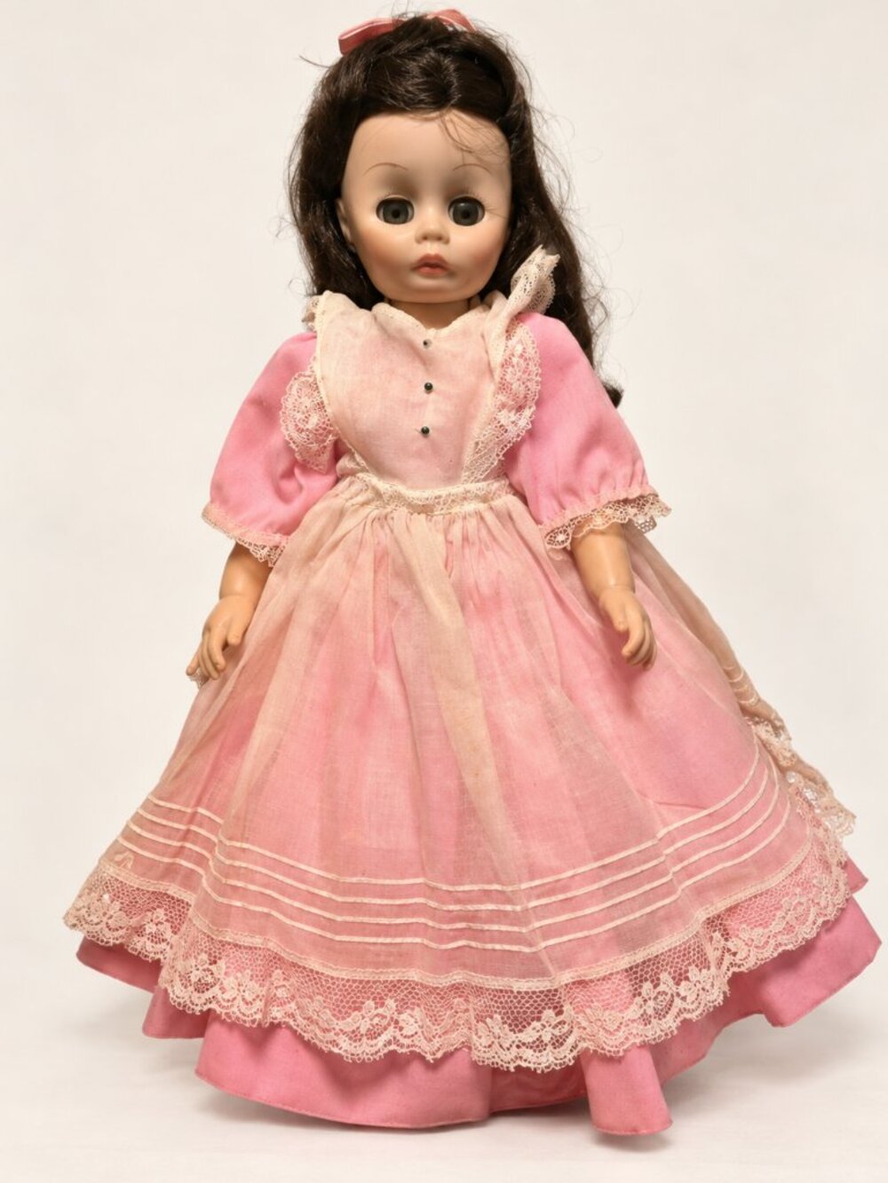 Vintage Madame Alexander Beth Little Women Doll 11" 1960s Pink Dress